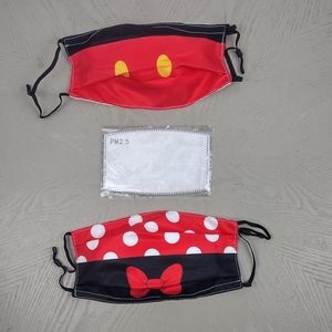 Mickey & Minnie Face Masks